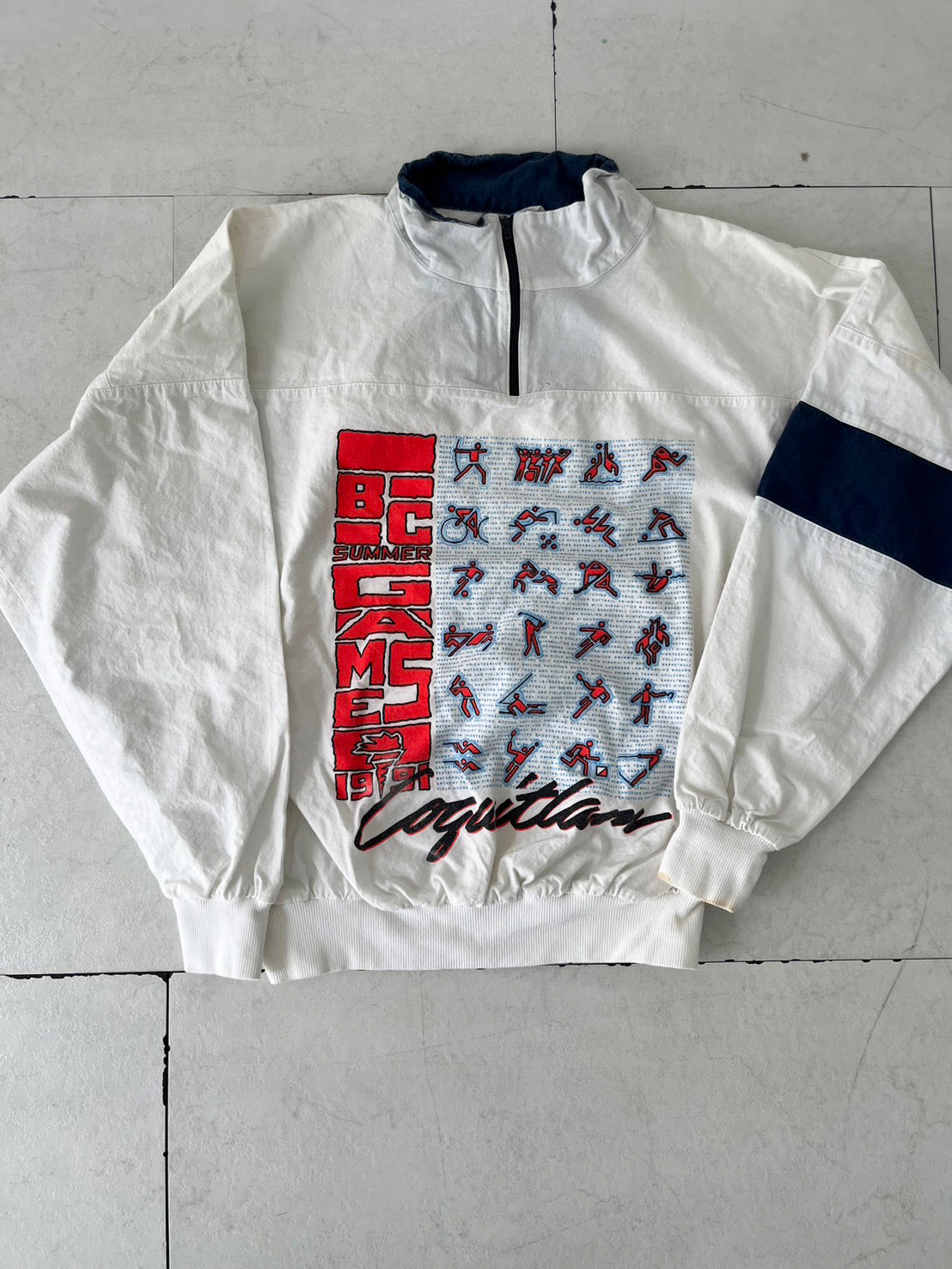 【WILSON SPORT】90's BIG SUMMER GAMES 1991 Cotton pullover (men's M)