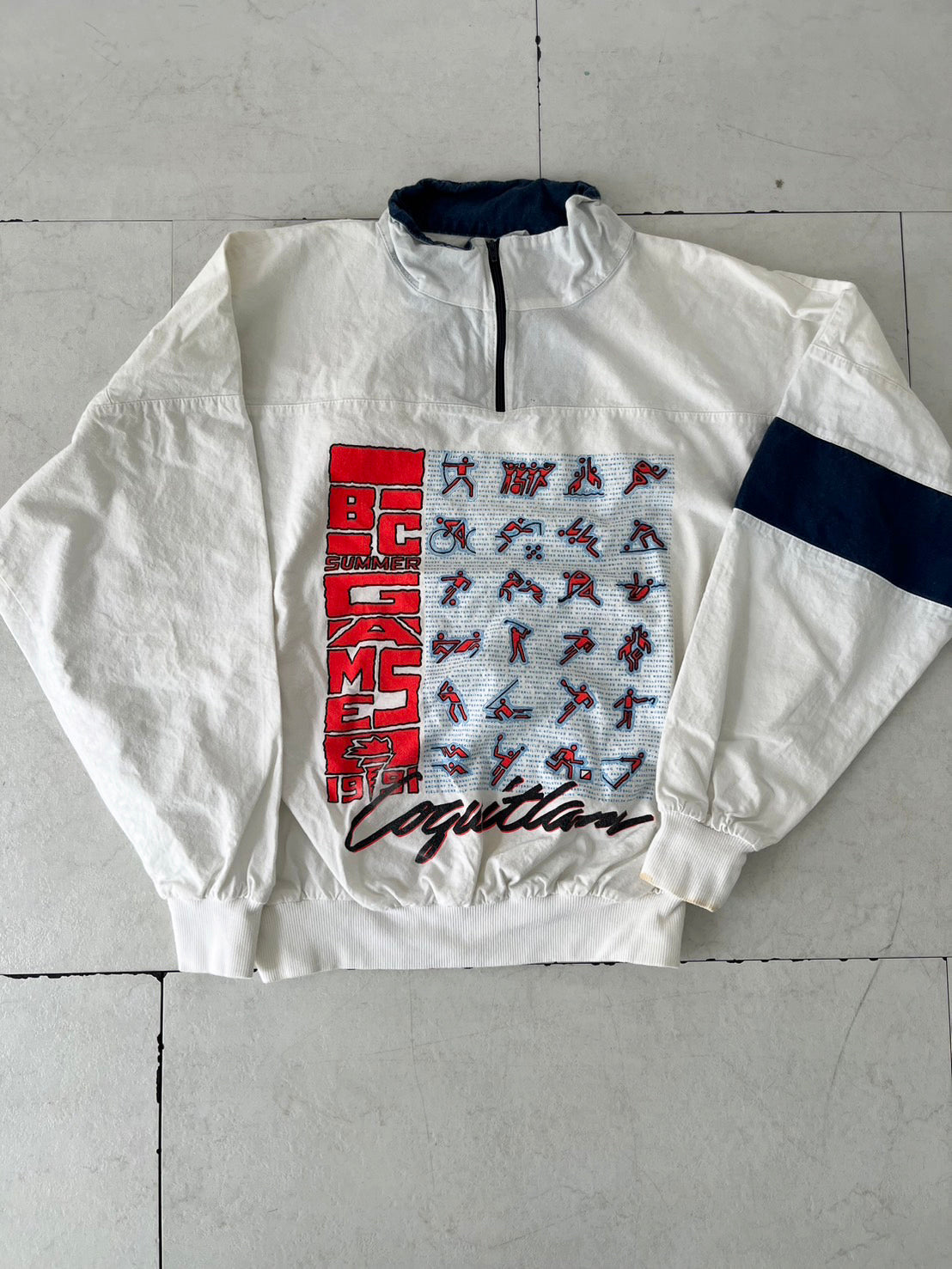 【WILSON SPORT】90's BIG SUMMER GAMES 1991 Cotton pullover (men's M)
