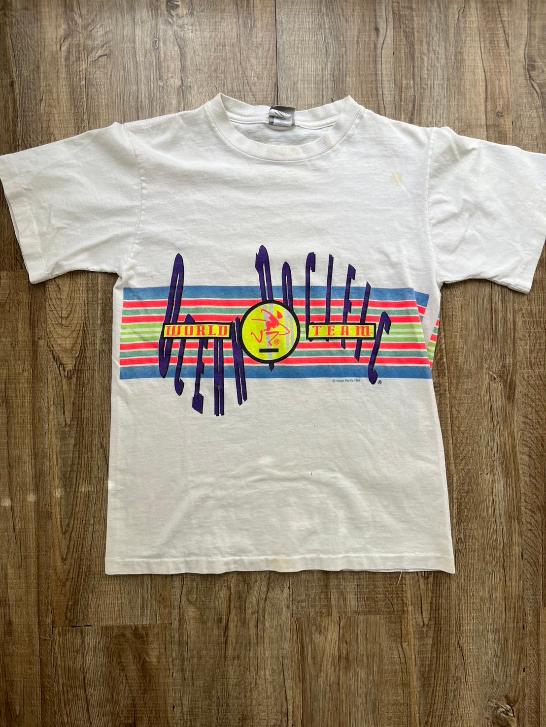 【Ocean Pacific】90's Ocean Pacific Surf Skate T-shirt (women's L)