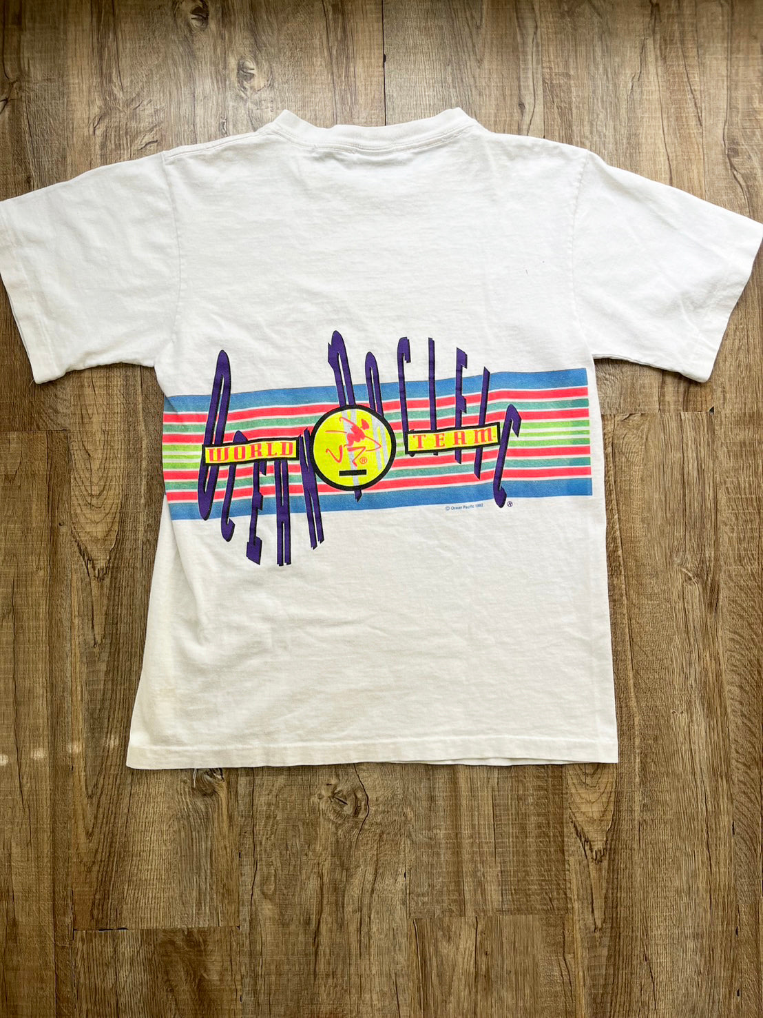 【Ocean Pacific】90's Ocean Pacific Surf Skate T-shirt (women's L)