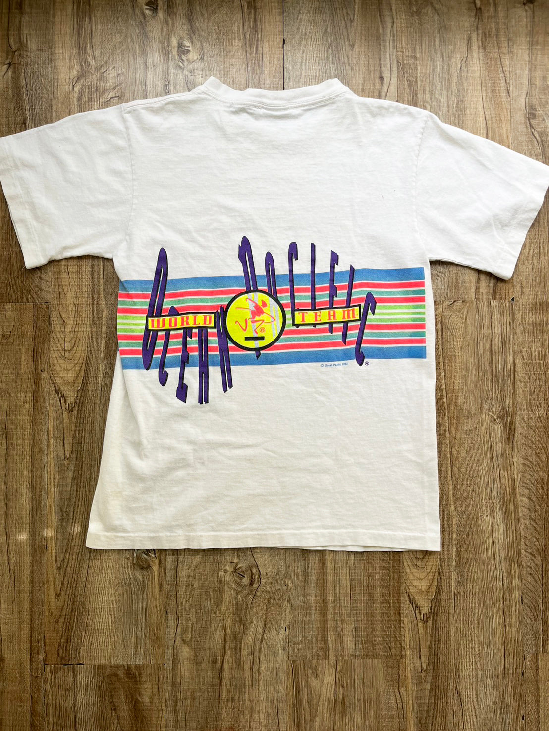 【Ocean Pacific】90's Ocean Pacific Surf Skate T-shirt (women's L)