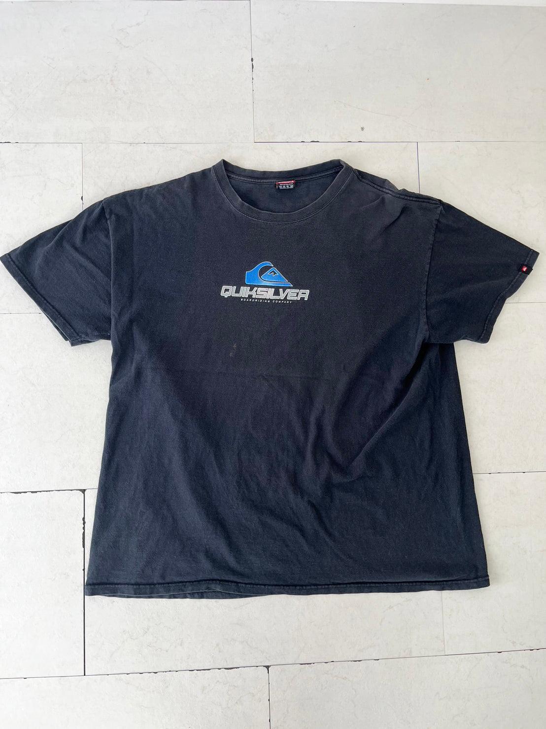 【QUIK SILVER】00's Quik silver Big Logo Surfskate T-shirt(men's XXL)