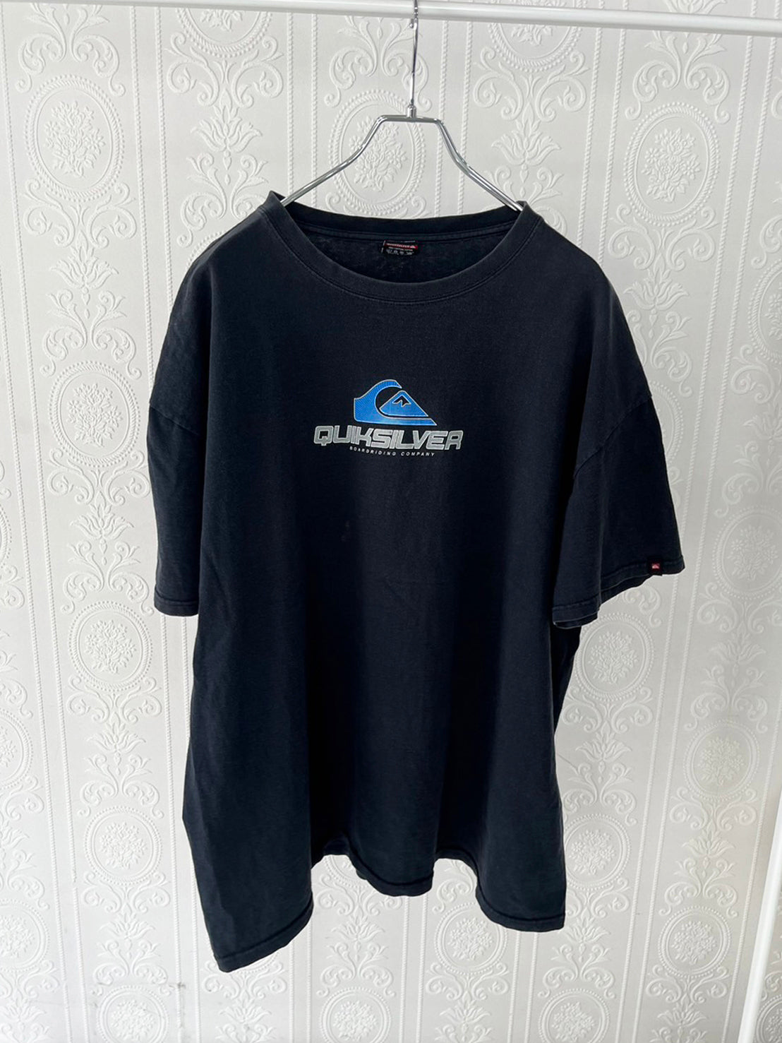 【QUIK SILVER】00's Quik silver Big Logo Surfskate T-shirt(men's XXL)