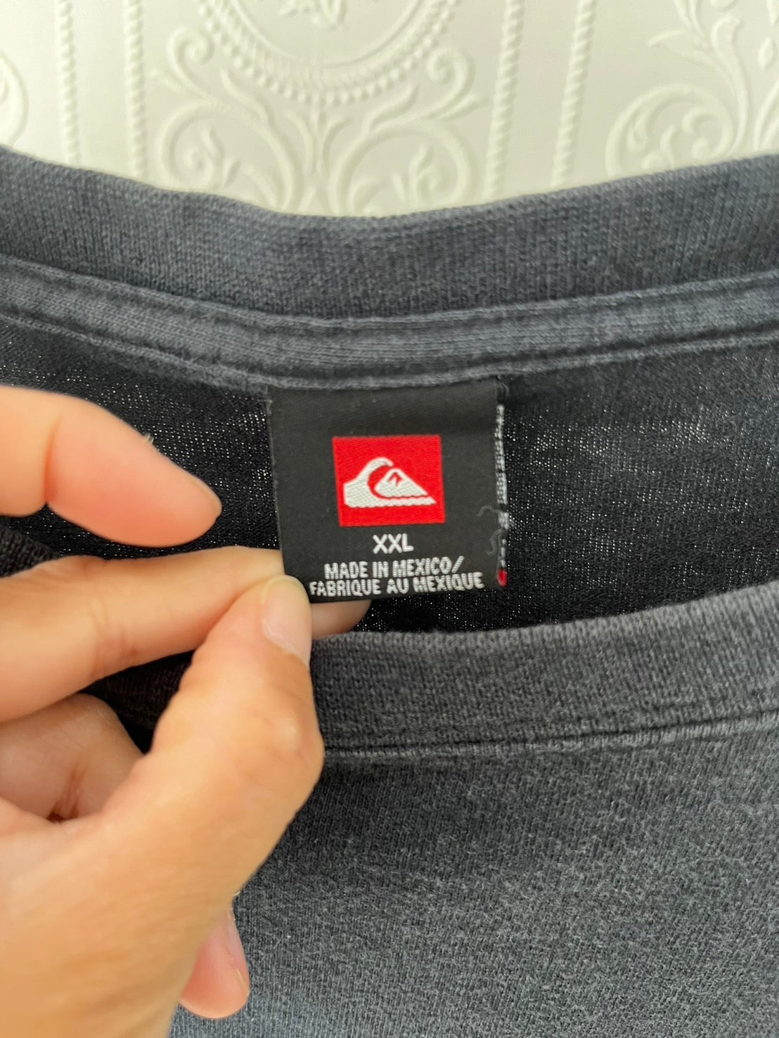 【QUIK SILVER】00's Quik silver Big Logo Surfskate T-shirt(men's XXL)