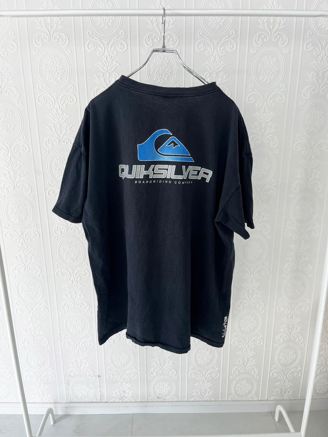 【QUIK SILVER】00's Quik silver Big Logo Surfskate T-shirt(men's XXL)
