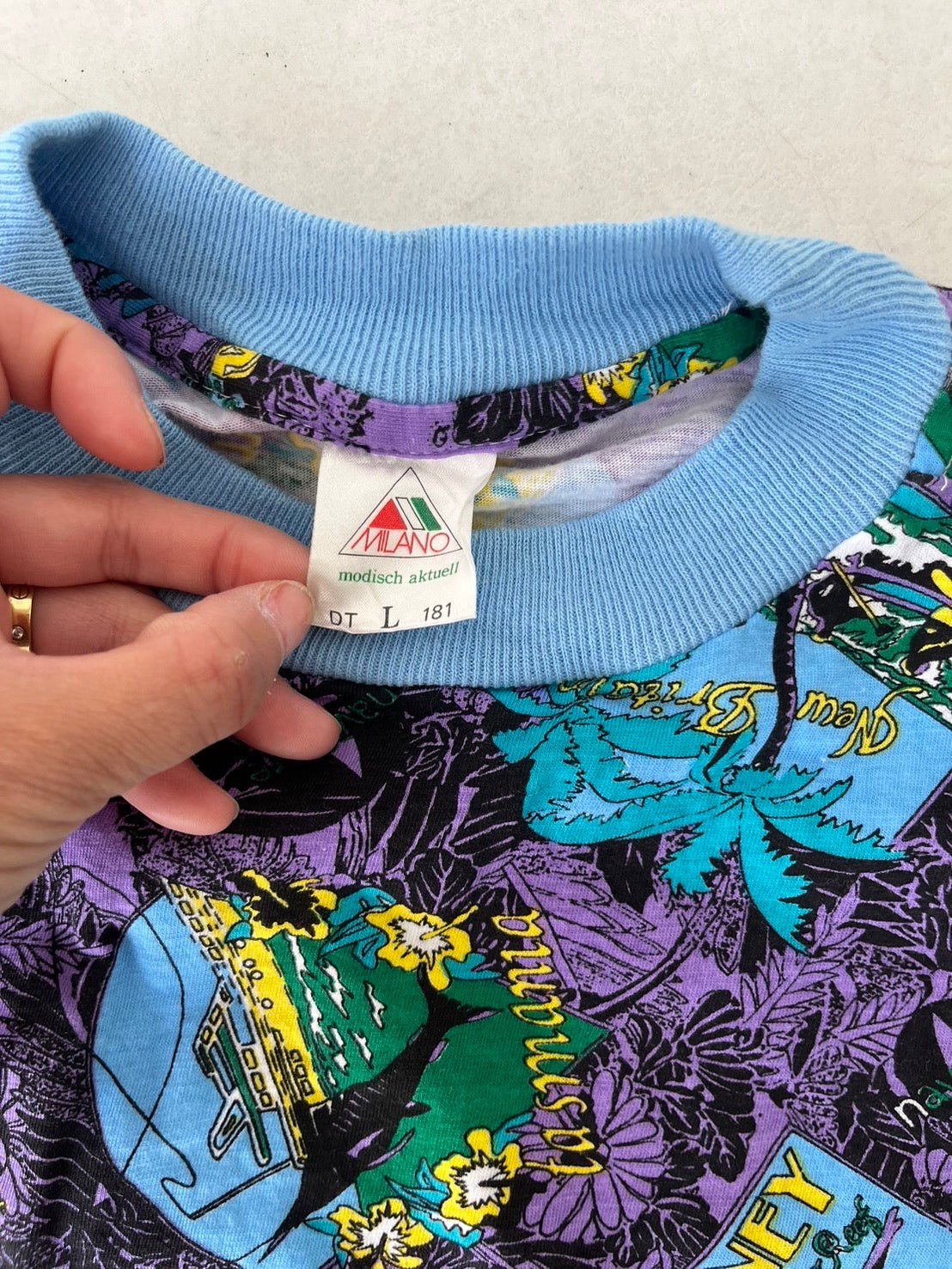 【EURO vintage】80's SYDNEY Australia T-shirt(men's L)