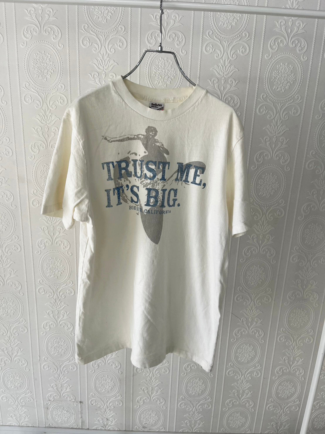 【USED】00's Hollister Athletic Surf T-shirt (size:XL)