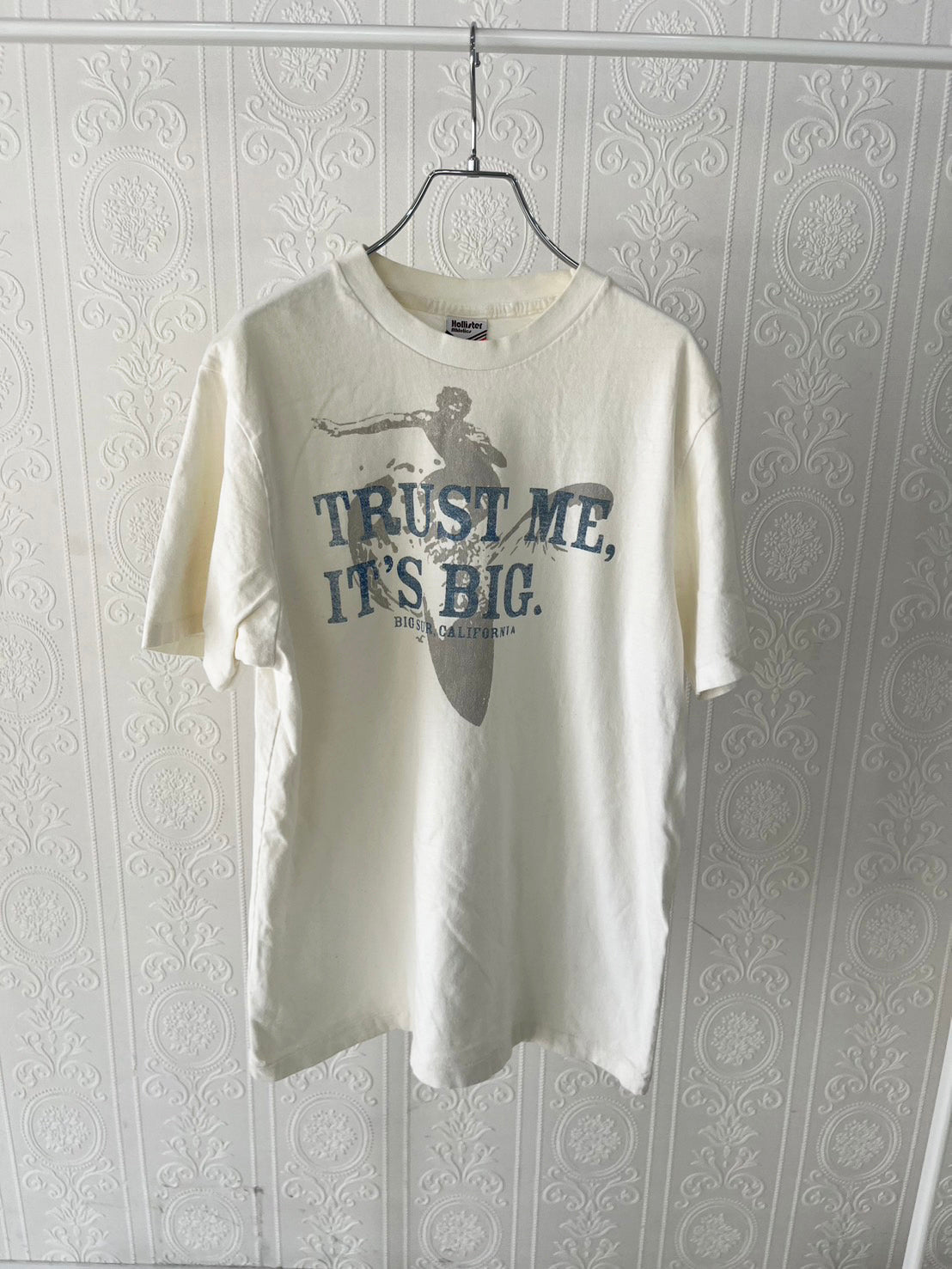 【USED】00's Hollister Athletic Surf T-shirt (size:XL)