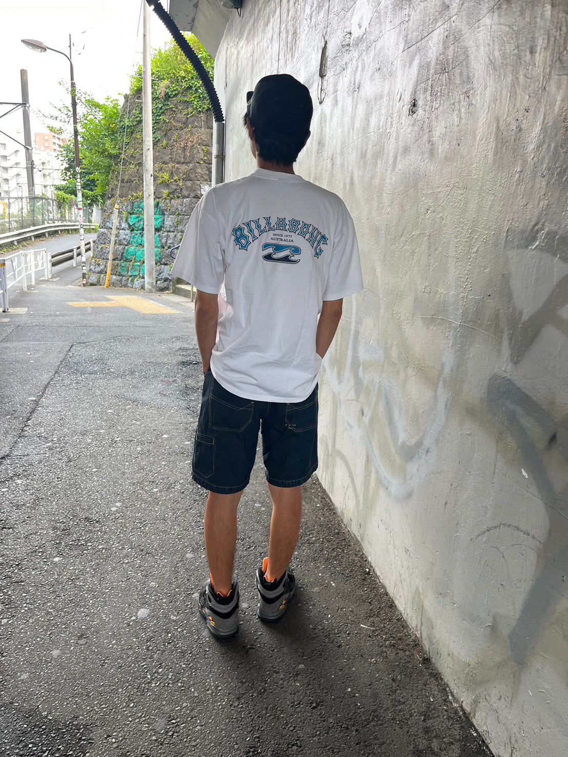 【Dead Stock onewash】 00's O'NEILL surf skate 50years dayone american dna pants (size:30inch)