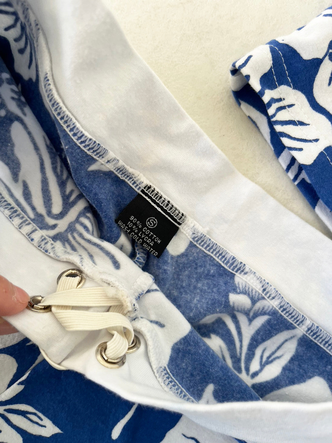 【Dead stock one wash】AGGRO PACIFIC HAWAII camisole and pants Blue