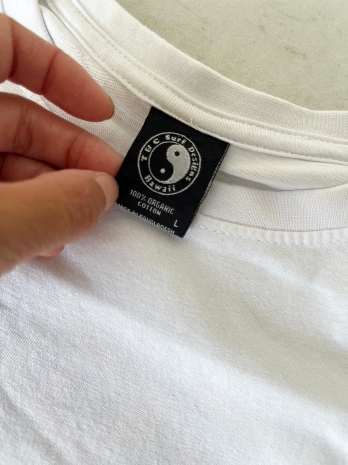 【USED】00's T&C Surf Designs Hawaii SURF SKATE T-shirts (men's L)