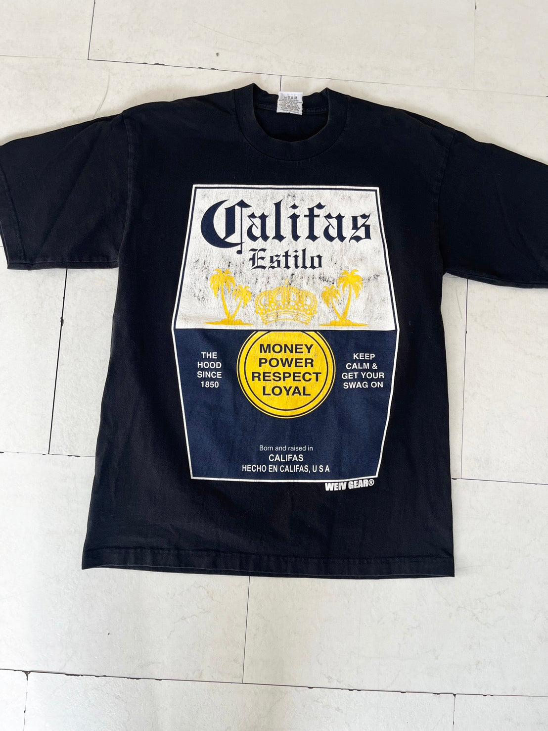 【USED】WELV GEAR Califas Estilo T-shirts (men'sL)