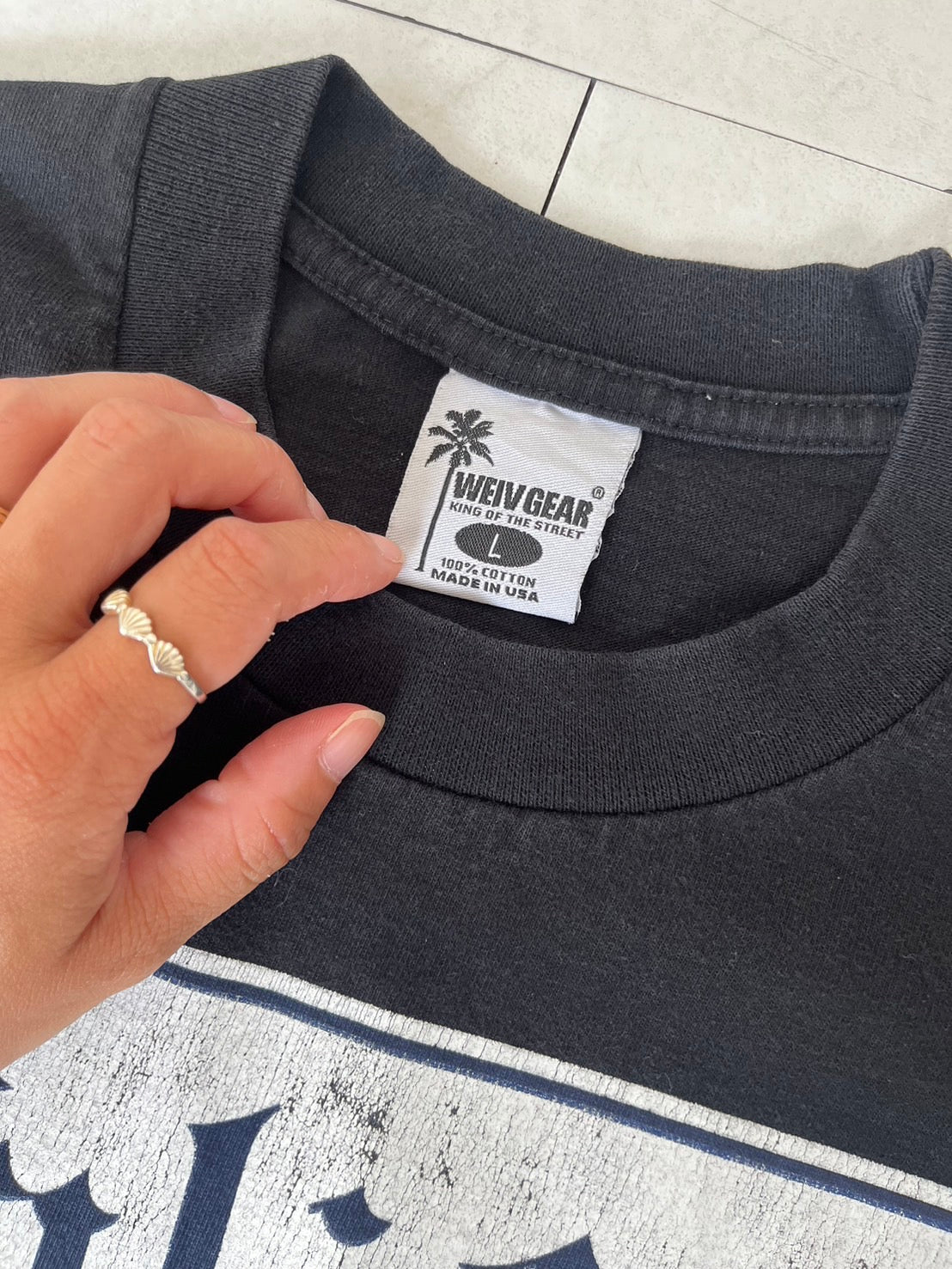 【USED】WELV GEAR Califas Estilo T-shirts (men'sL)