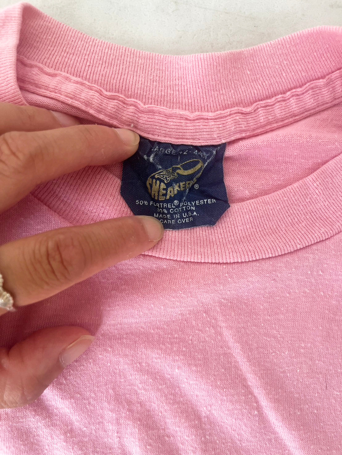 【vintage】80's LONG BEACH ISLAND BEACH CLUB T-shirt Made in USA(women's L)