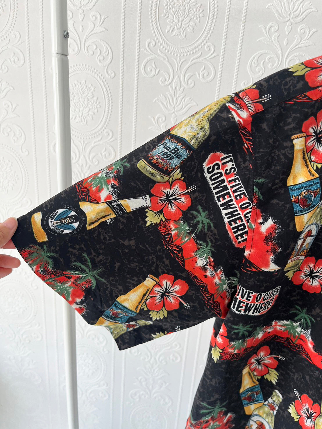 【MAGUL】 All Over Pattan Aloha Shirt (men's L)