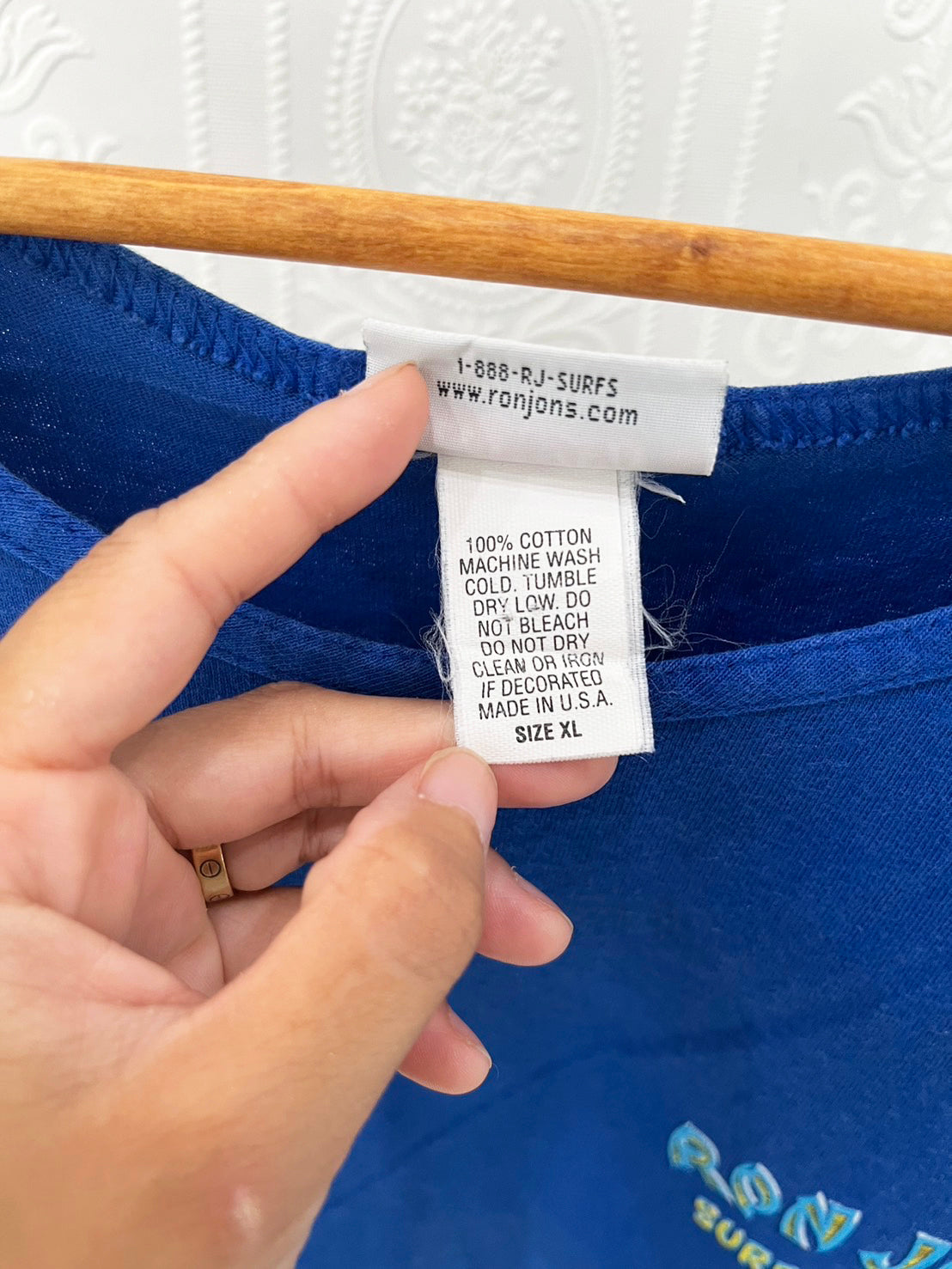 【RONJON SURF SHOP】90s Ronjon surf shop Cocoa Beach Tank tops Made in USA(men's XL )