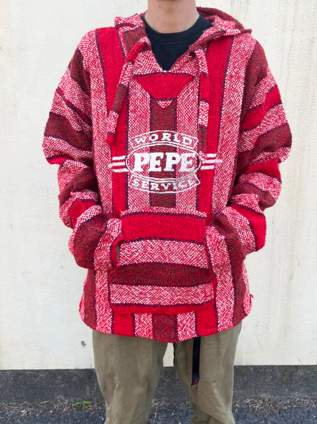 Vintage World Pepe Survice mexican parka Baja Hoodie メキシカン 