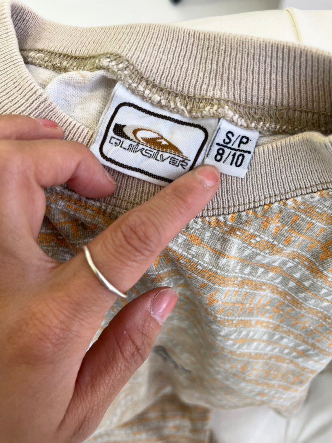 【Quiksilver】90's vintage Quiksilver Graphic T-shirt (S/P size)