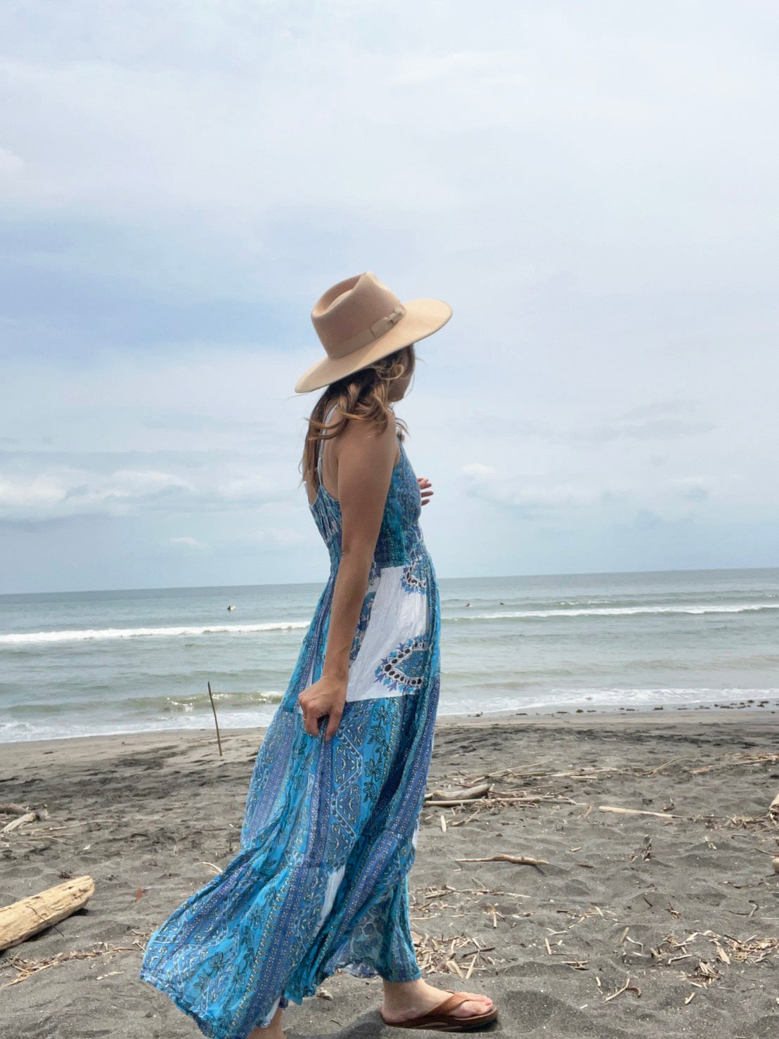 Vintage Indian cotton dress maxi one peace