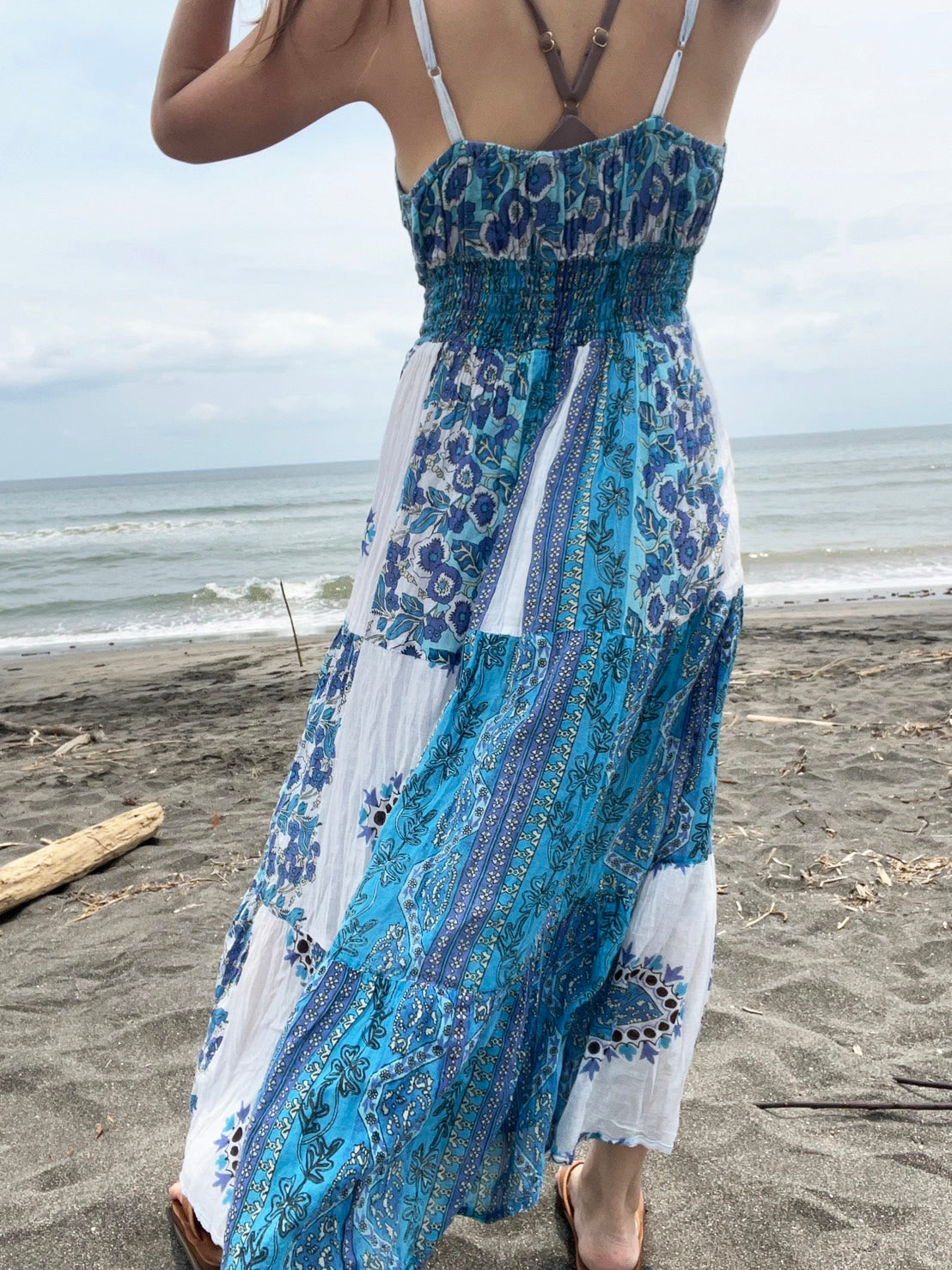 Vintage Indian cotton dress maxi one peace