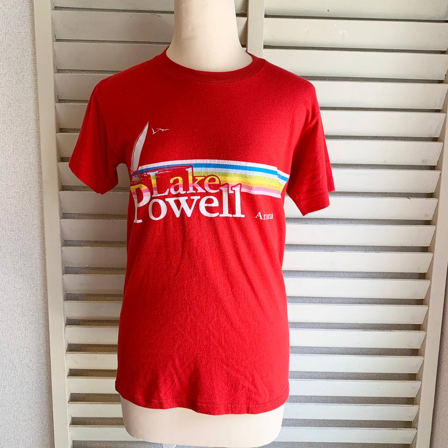 【VINTAGE】80's Lake Powell T-shirt (men's S)
