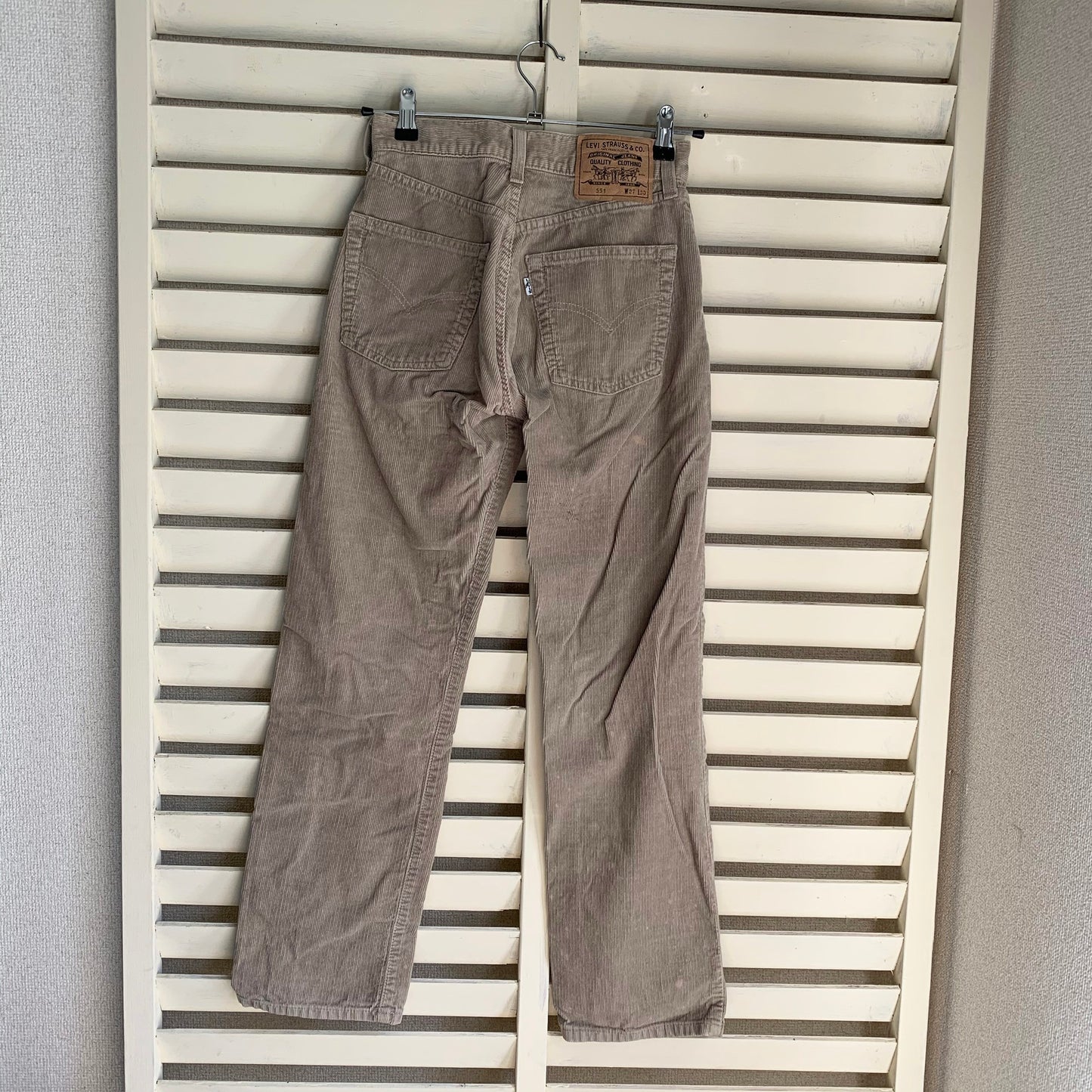 【EURO LEVIS 551】 90s ユーロリーバイス 551 ベージュ(W27 L30)