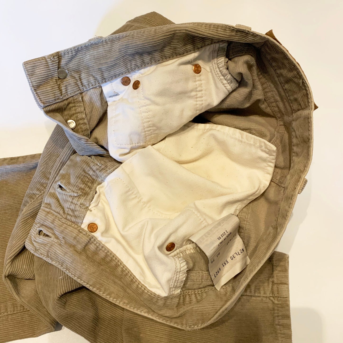 【EURO LEVIS 551】 90s ユーロリーバイス 551 ベージュ(W27 L30)
