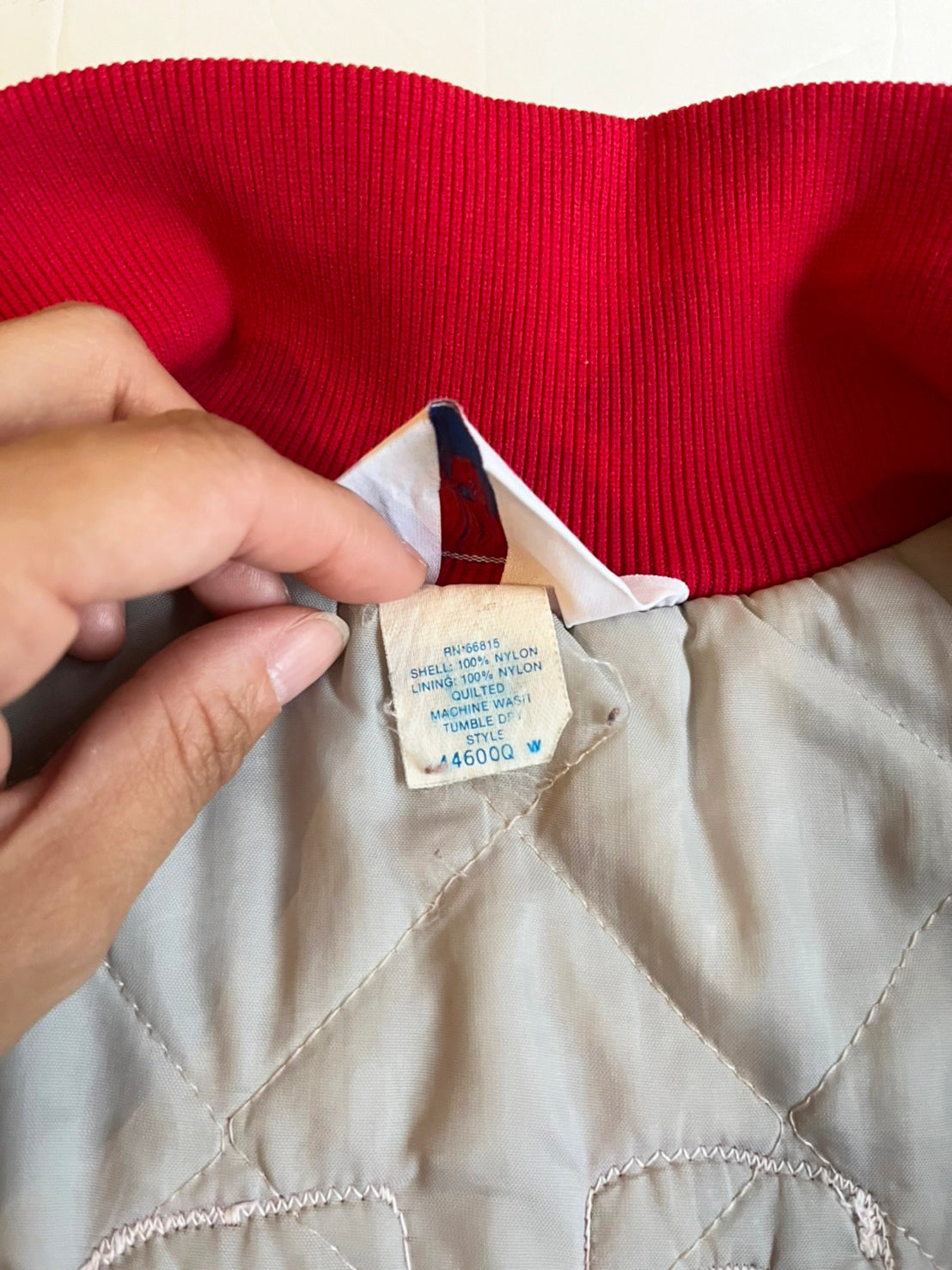 80's WEST ARK Nylon stadium jacket Made in USA (men's L)