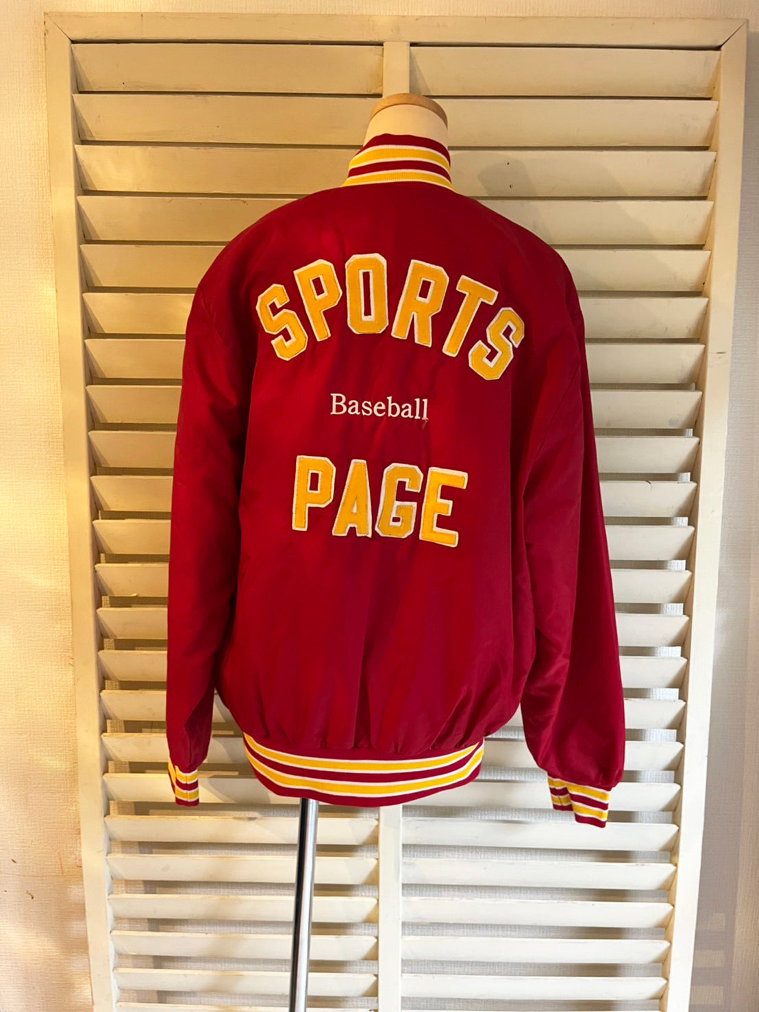 80's WEST ARK Nylon stadium jacket Made in USA (men's L)