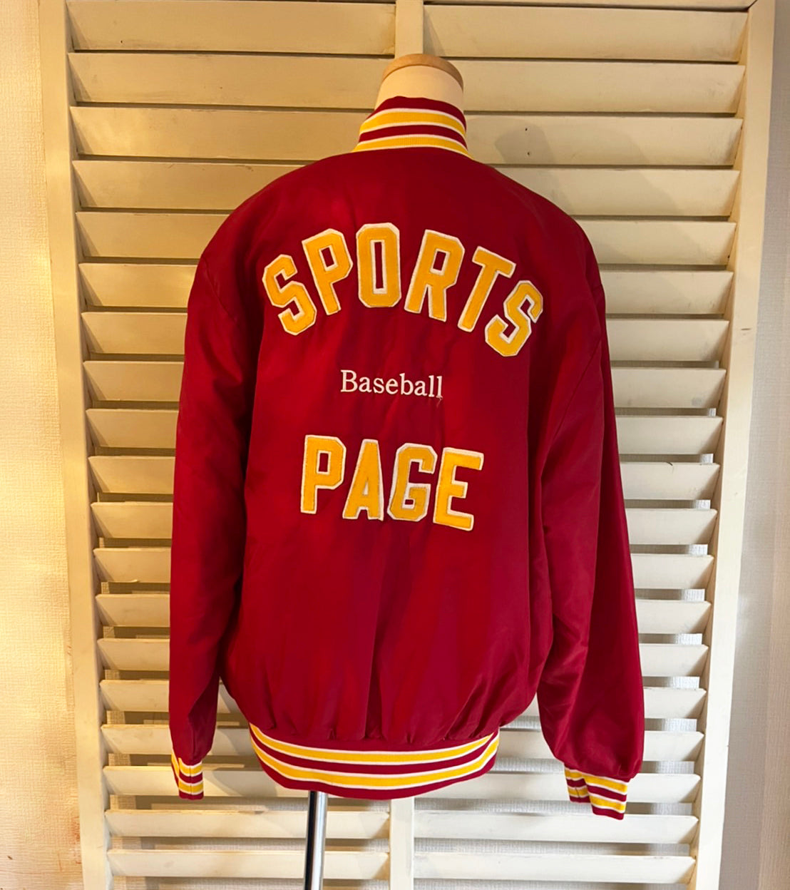 80's WEST ARK Nylon stadium jacket Made in USA (men's L)