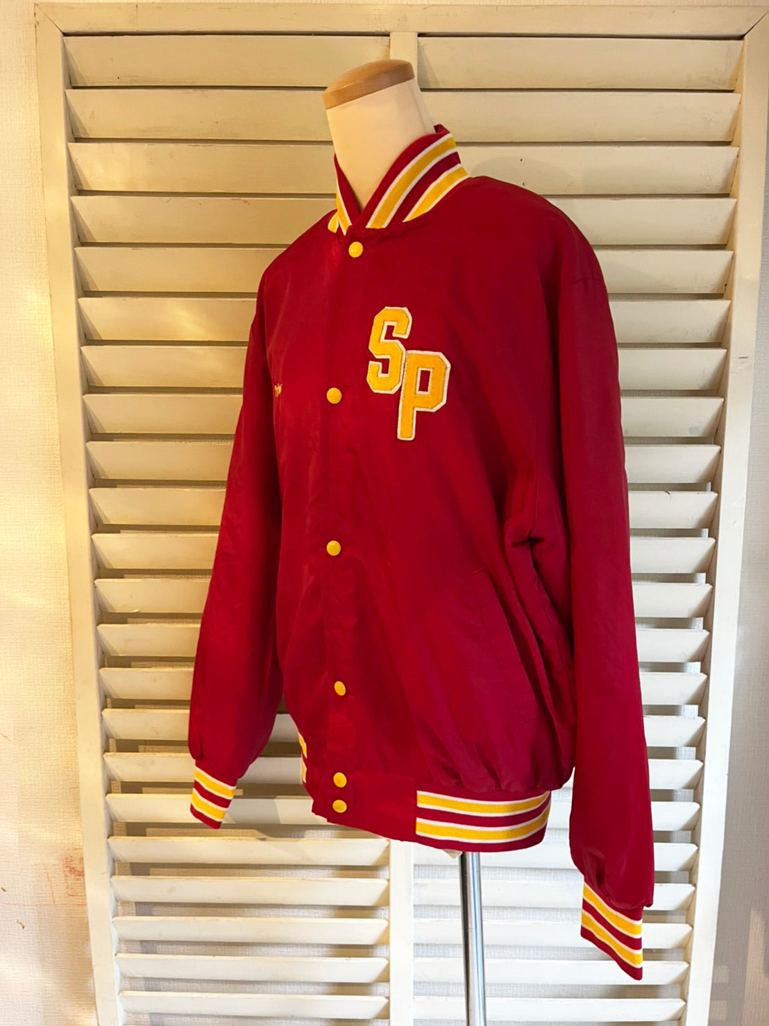 80's WEST ARK Nylon stadium jacket Made in USA (men's L)