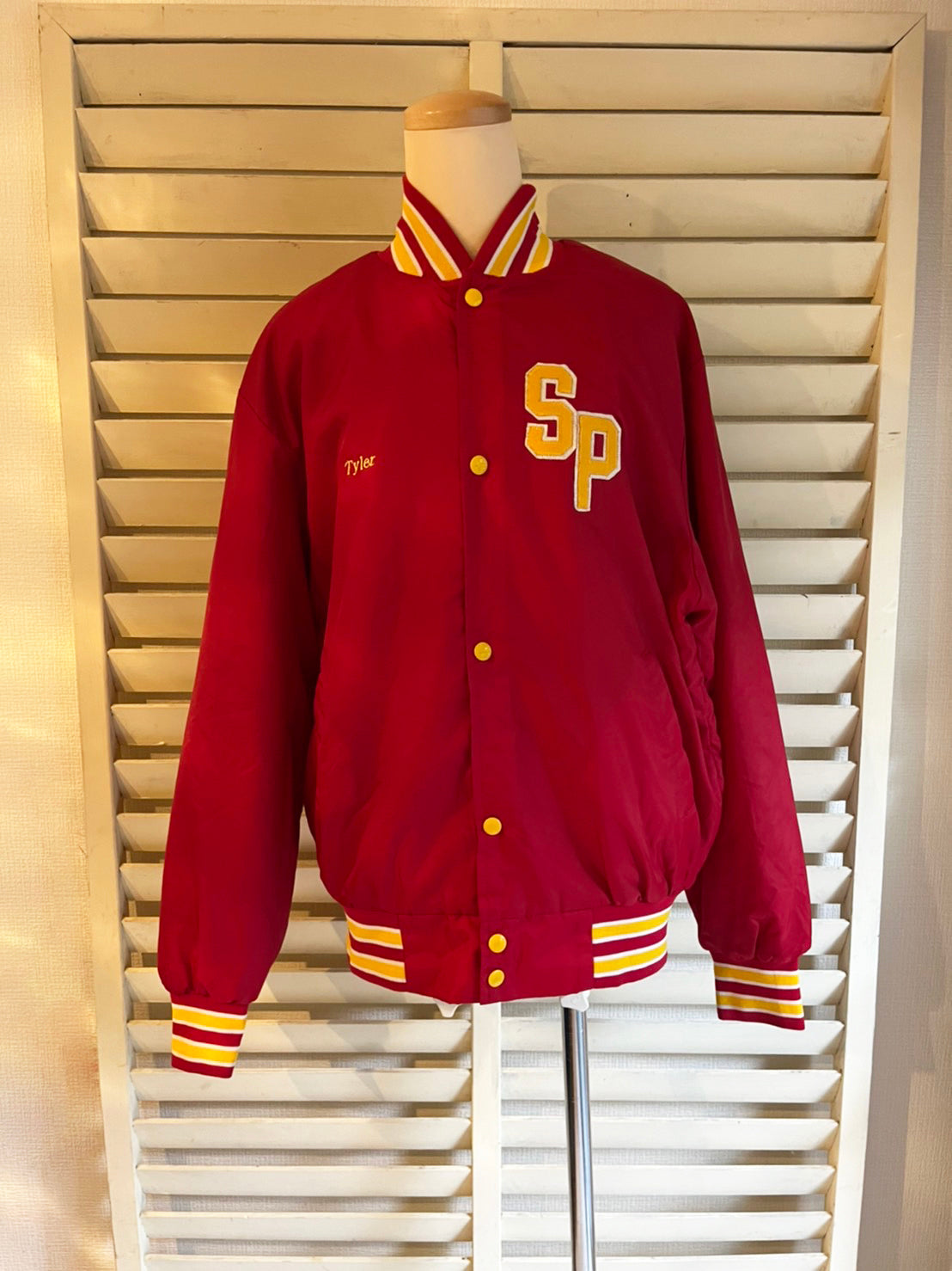 80's WEST ARK Nylon stadium jacket Made in USA (men's L)