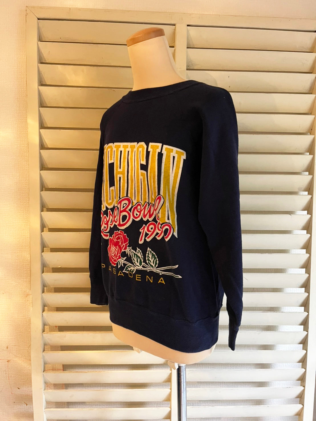 90's MISHIGAN ROSEBOWL sweat shirt made in USA (size S)