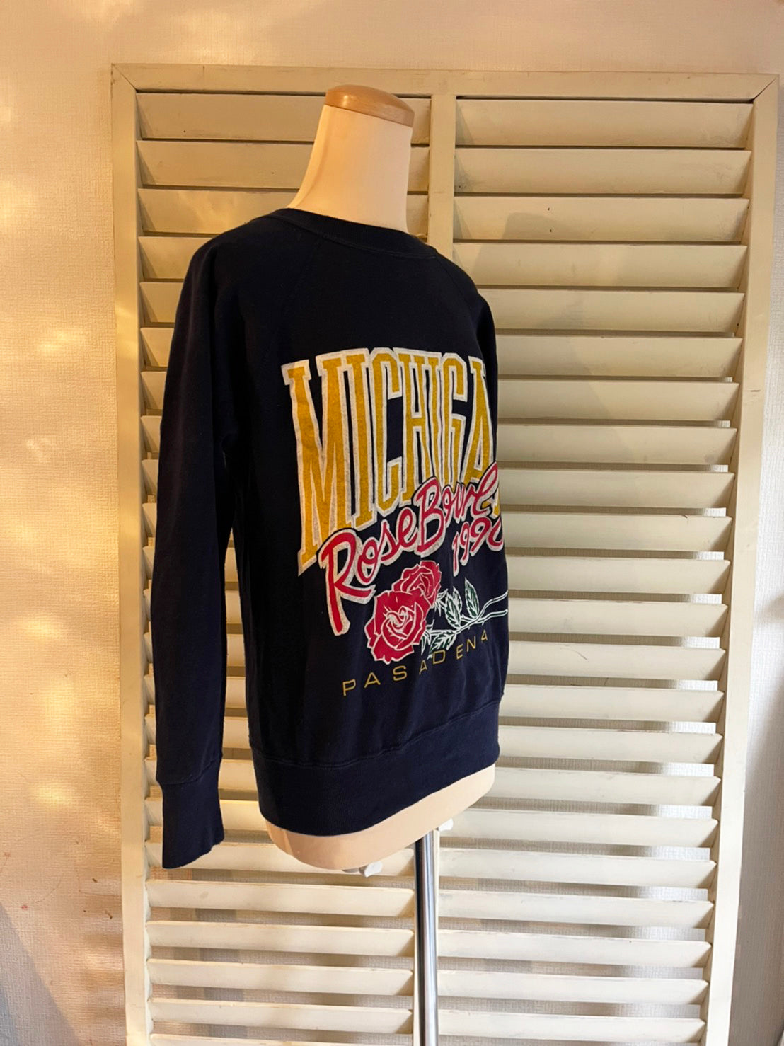 90's MISHIGAN ROSEBOWL sweat shirt made in USA (size S)