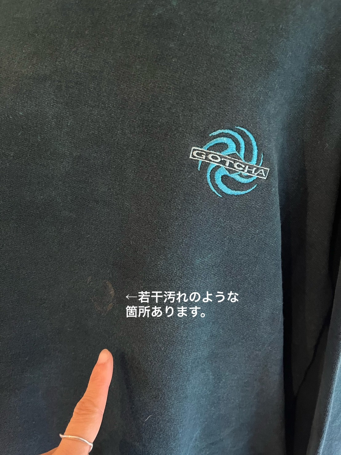 【GOTCHA】80's〜90's ガッチャ ビンテージ スウェット トレーナー グリーン (men's M)