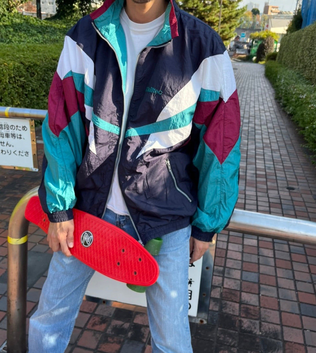 【EURO vintage】killtec キルテック ナイロンジャケット ウィンドブレーカー 古着 (men's L)