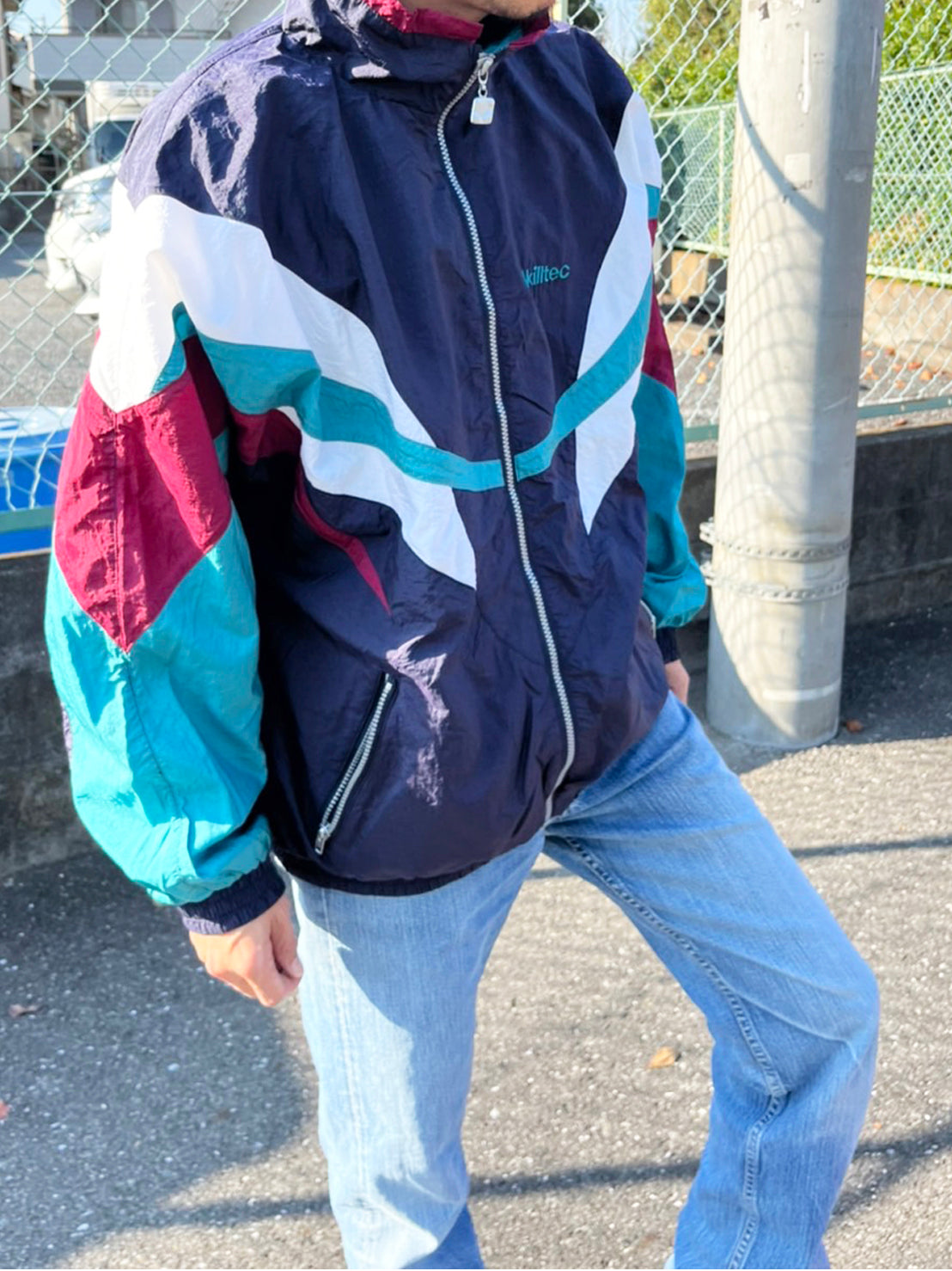 【EURO vintage】killtec キルテック ナイロンジャケット ウィンドブレーカー 古着 (men's L)