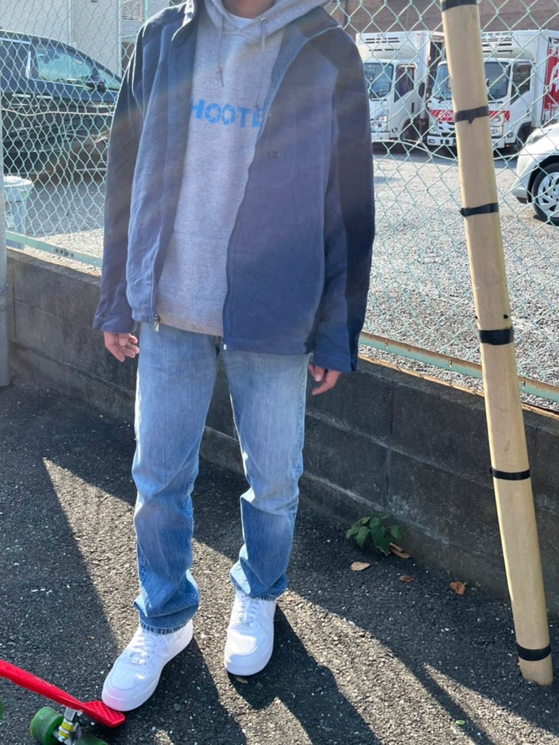 USED Champion Fleece Jacket (men's M)