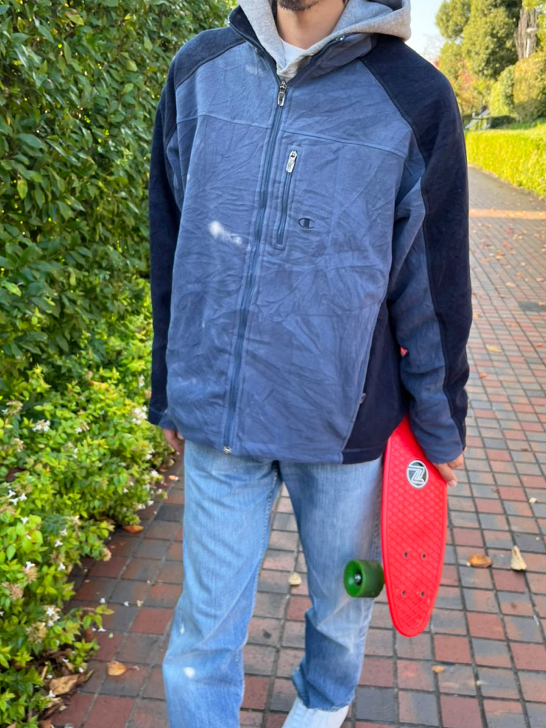 USED Champion Fleece Jacket (men's M)