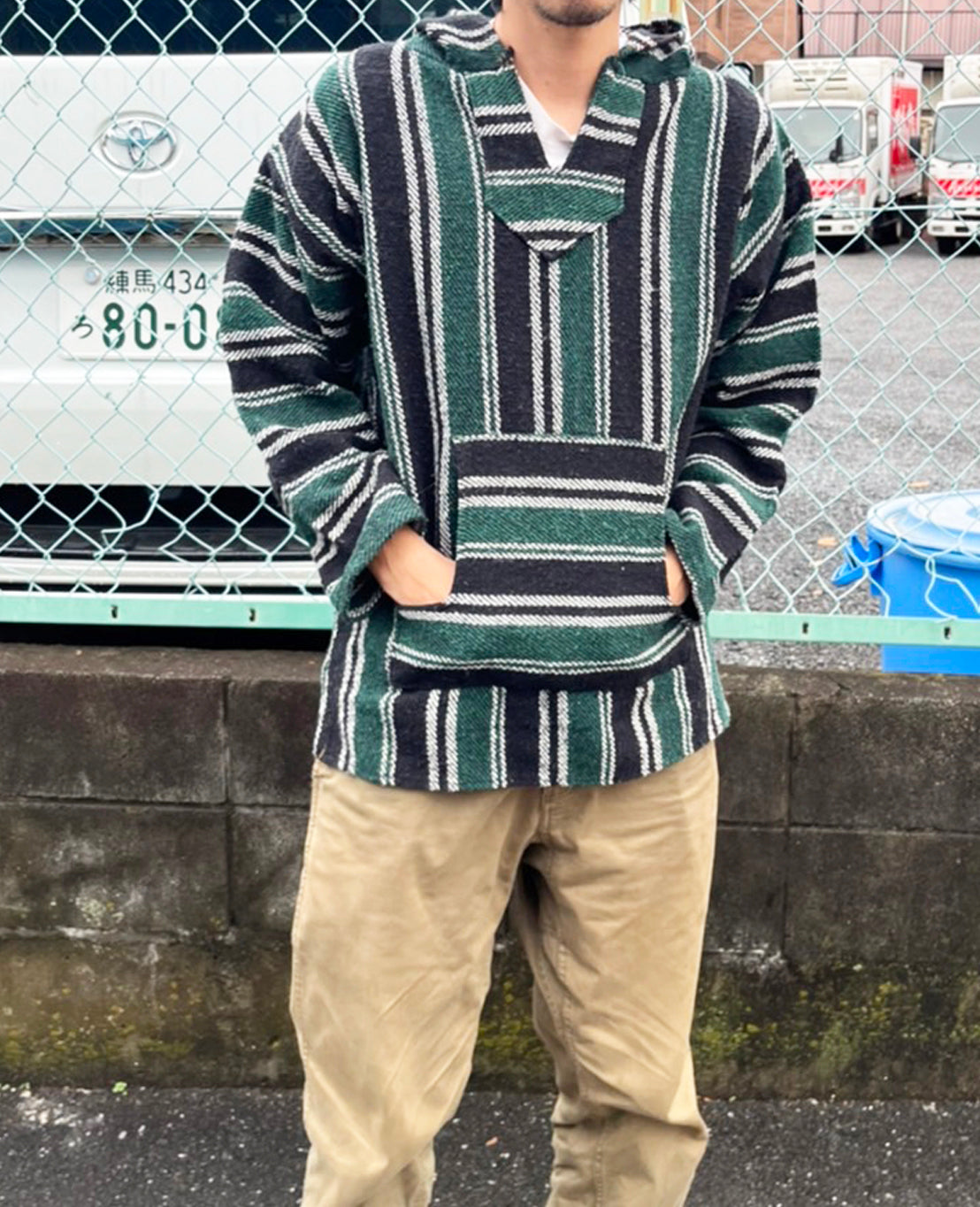 【USED】PEYOTE mexican parka Baja Hoodie (men's XL)