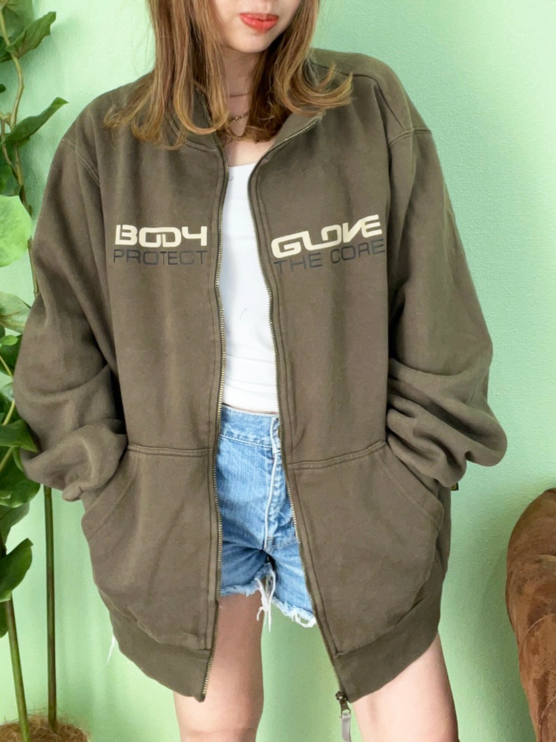 【BODY GLOVE】00's ボディーグローブ ジップアップ パーカー (men's XXL)
