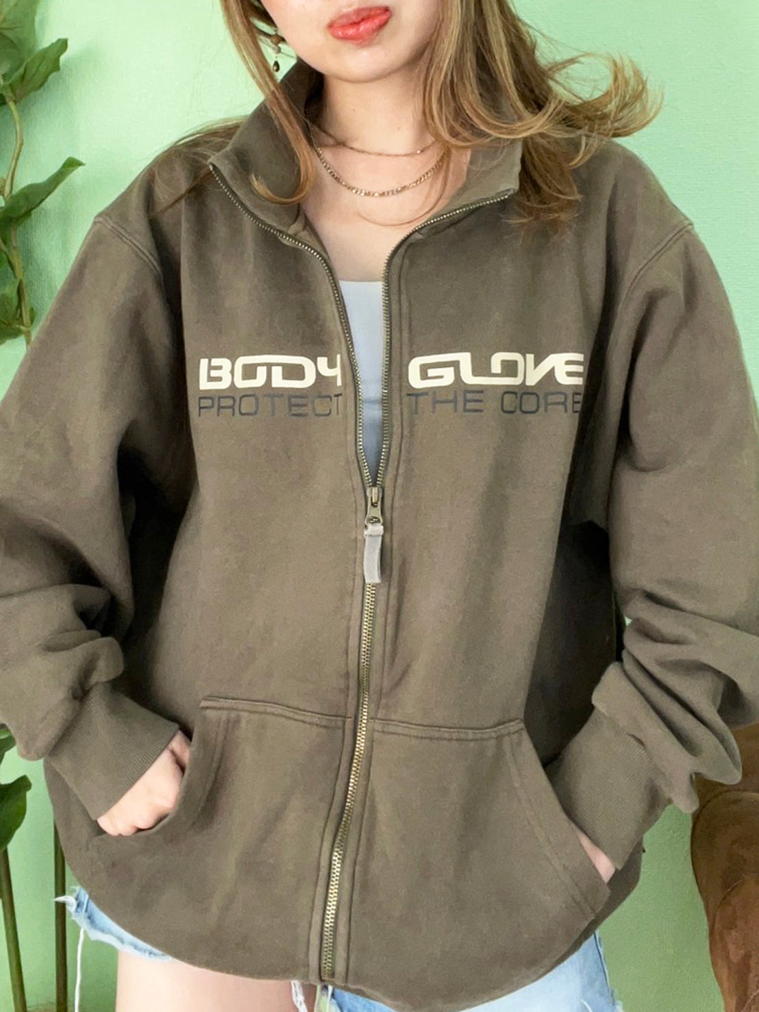 【BODY GLOVE】00's ボディーグローブ ジップアップ パーカー (men's XXL)