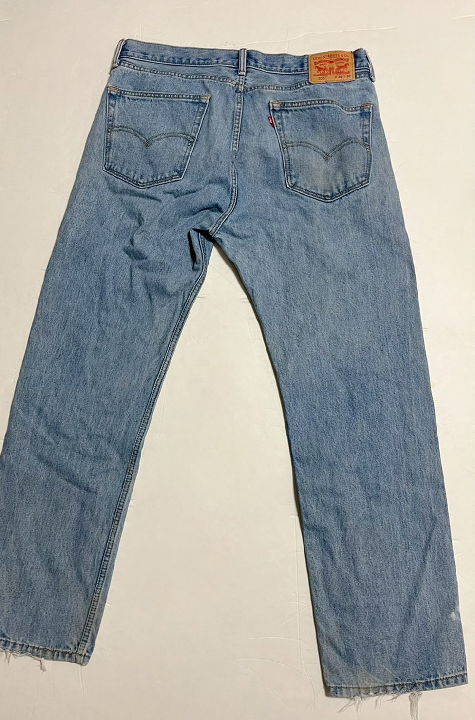 【Levi's】リーバイス 505 ジーンズ デニムパンツ 古着 アイスブルー (W36 L32)
