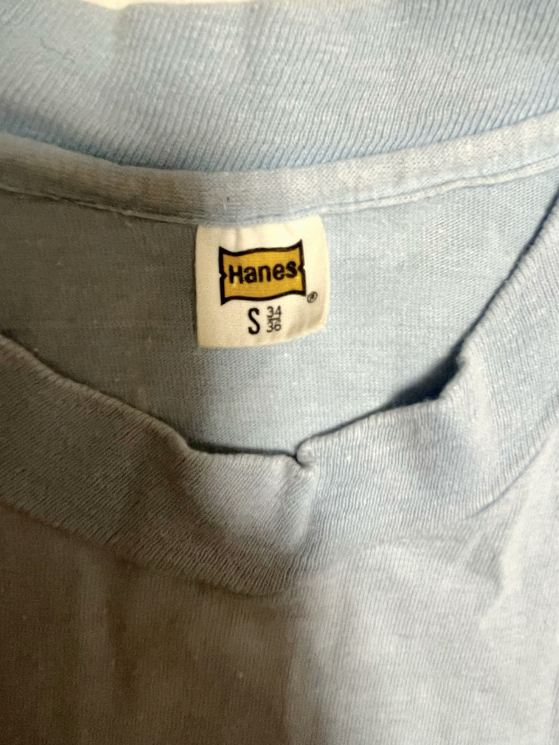70s LIGHTNING BOLT SURF Single Stitch Hanes (men's S)