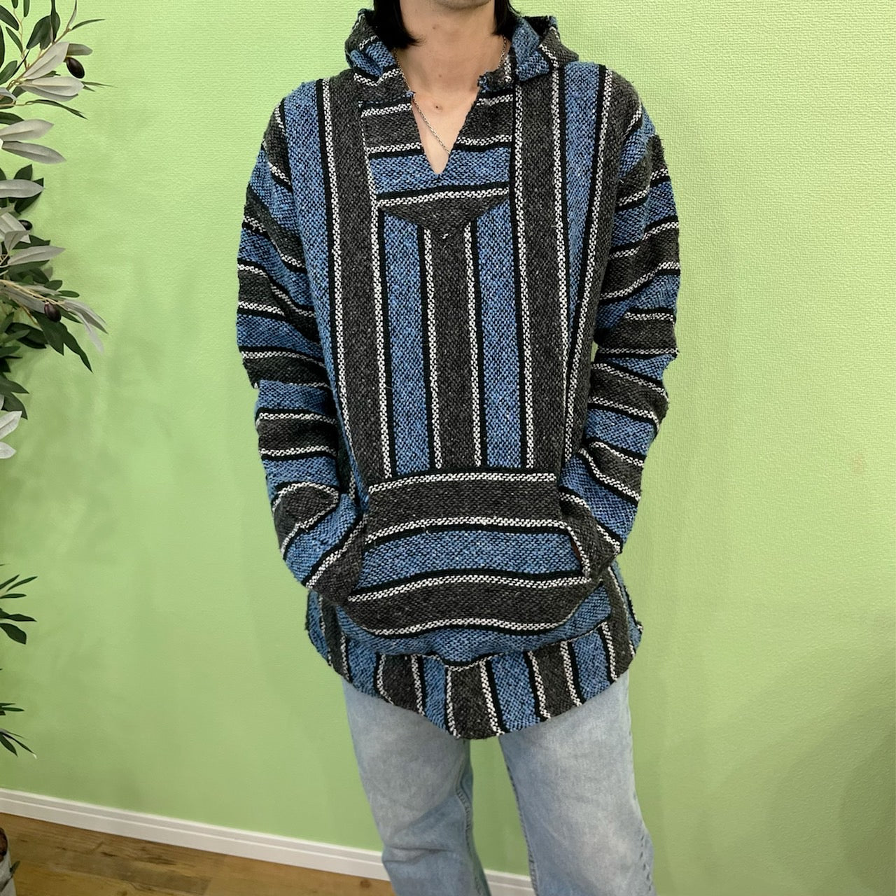 【USED】mexican parka Baja Hoodie FRRANKS (men's XL)