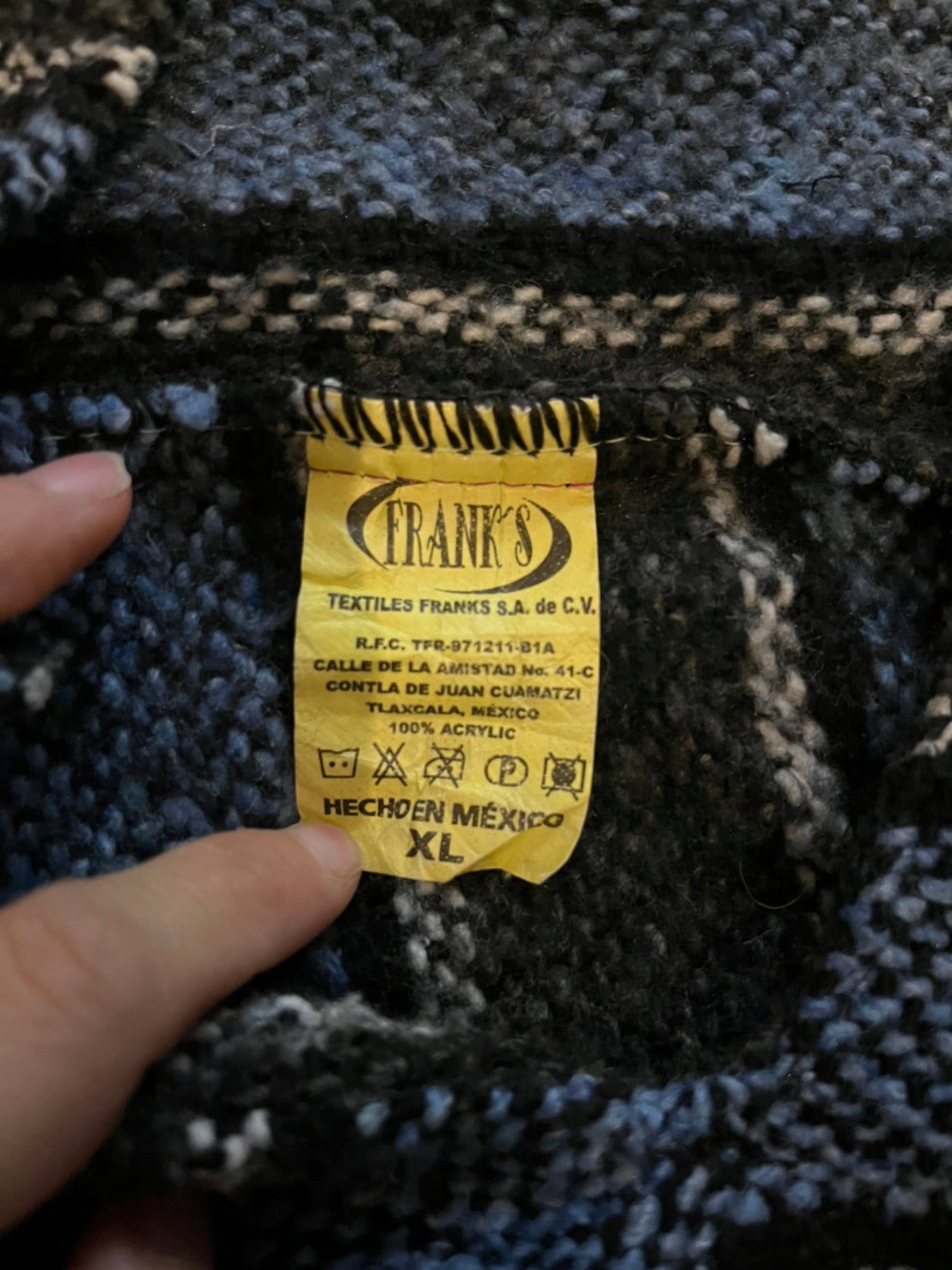 【USED】mexican parka Baja Hoodie FRRANKS (men's XL)