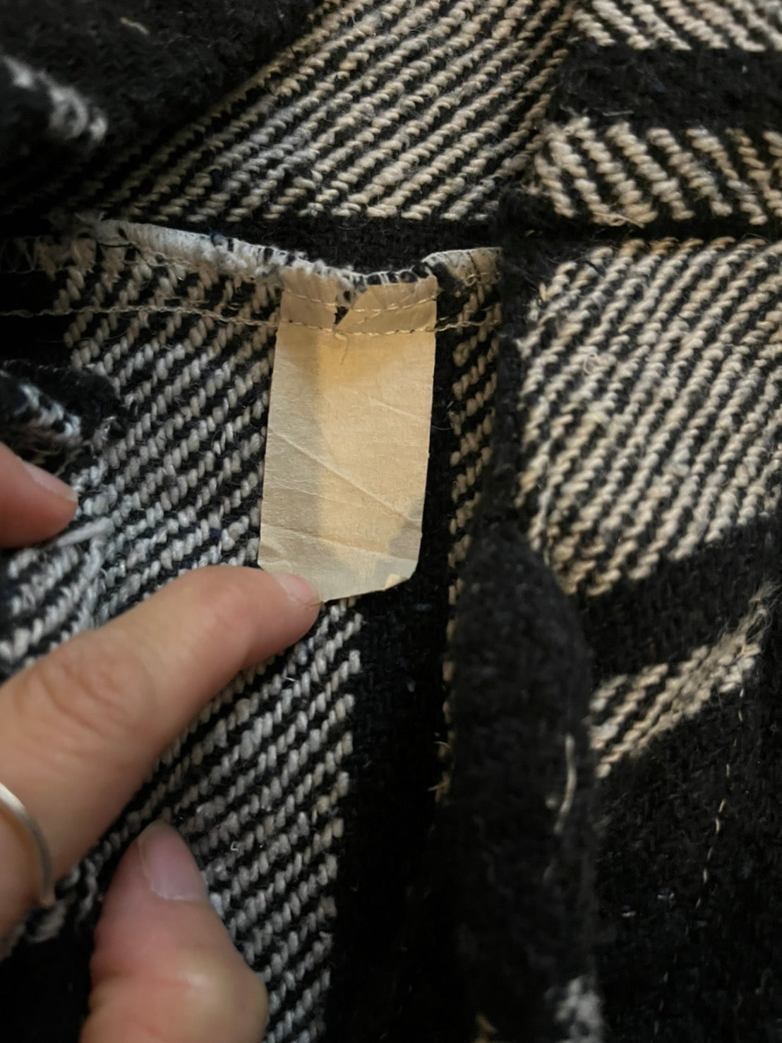 【USED】mexican parka Baja Hoodie monotone メキシカン パーカー バハフーディー (men's L相当)