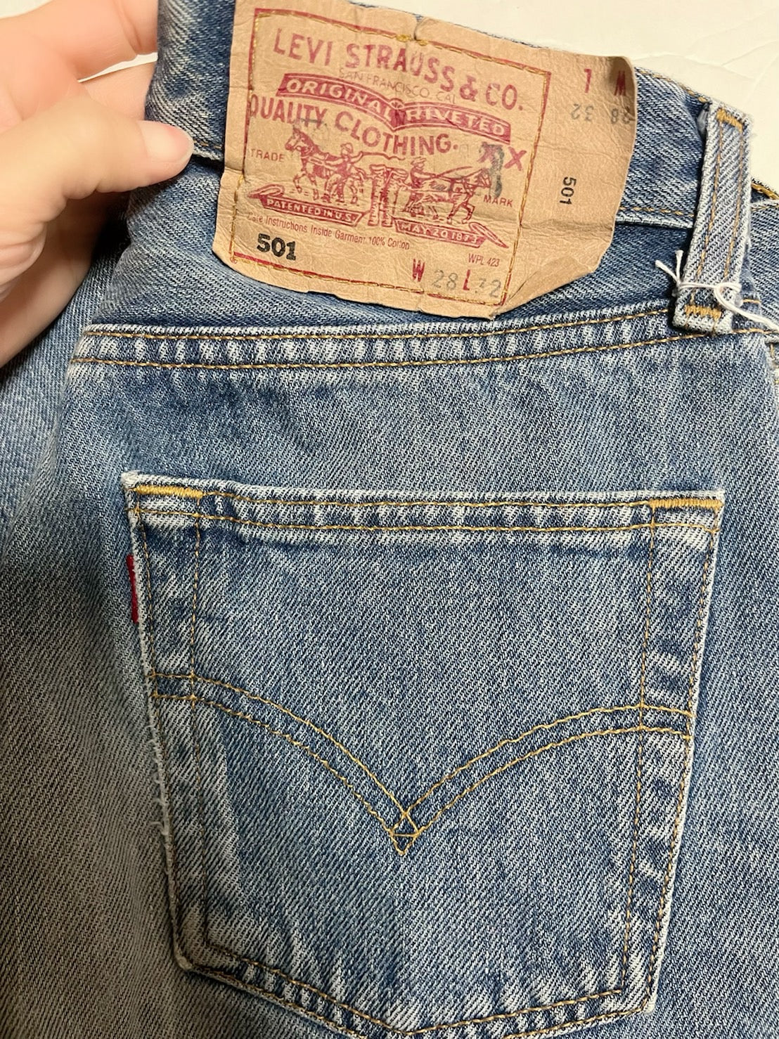 90’s EURO Levis 501 ユーロリーバイス デニムパンツ スペイン製(W28 L32)