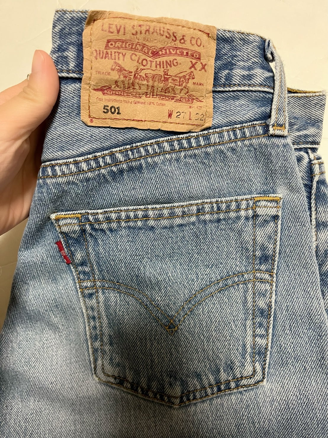 90’s EURO Levis 501 ユーロリーバイス デニムパンツ ポーランド製(W27 L32)