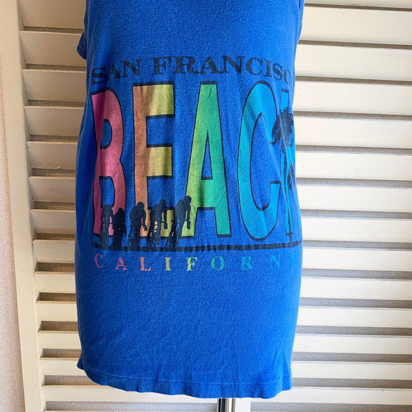 80's vintage SAN FRANCISCO BEACH Tank Tops (men's L)